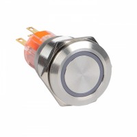 EKF PROxima Кнопка S-Pro67 19 мм без фикс. с оранжевой подсв. 230В s-pro67-131 фото