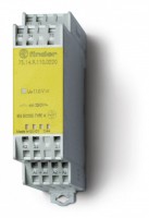 Finder Модульное электромеханическое реле безопасности (реле с принудительным управлением контактами); 3NO+1NC 6A; контакты AgSnO2; катушка 120В AC; б 7S1481204310PAS фото