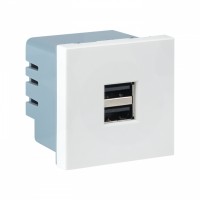 EKF PROxima Розетка USB, сила тока 2.1 А (2 гнезда) без индикатора E2MR2-20USB-10 фото