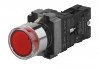 ЭРА Кнопка управления LAY5-BW3461 с подсветкой красный 1з (20/200/4000) Б0045661 фото