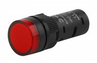 ЭРА Лампа AD16DS(LED)матрица d16мм красный 230В AC (20/1000/40000) Б0045616 фото