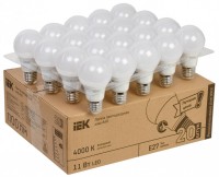 IEK Лампа LED A60 шар 11Вт 230В 4000К E27 LLE-A60-11-230-40-E27-20 фото