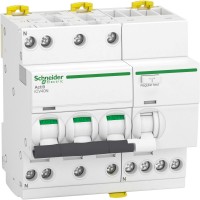 Schneider Electric Выключатель автоматический дифференциального тока iCV40 3P+N 6кА 40A C 30мA тип AC A9DE3740 фото