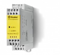 Finder Модульное электромеханическое реле безопасности (реле с принудительным управлением контактами); 3NO+1NC 6A; контакты AgSnO2; катушка 24В DC; бе 7S1490244310T фото