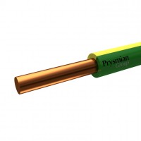 Провод установочный ПуВнг(А)-LS 1х2,5 ГОСТ (зелено-желты, РЭК-Prysmian) 0601050301 фото