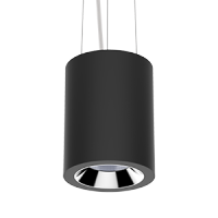 Varton Светодиодный светильник DL-02 Tube подвесной 150х220 мм 55 Вт 4000 K 35° RAL9005 черный муар диммируемый по протоколу DALI V1-R0-90391-30D01-2005540 фото