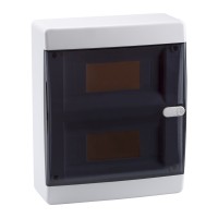 КЭАЗ Корпус пластиковый Навесной OptiBox P-CNK-1-18-IP41 Прозрачная черная дверь 145777 фото