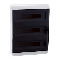 КЭАЗ Корпус пластиковый Навесной OptiBox P-BNK-2-54-IP41 Прозрачная черная дверь 117935 фото