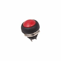 Выключатель-кнопка 250V 1А (2с) (ON)-OFF Б/Фикс красная Micro Rexant 36-3050 фото