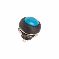 Выключатель-кнопка 250V 1А (2с) (ON)-OFF Б/Фикс синяя Micro Rexant 36-3051 фото