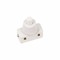 Выключатель-кнопка 250V 2А (2с) ON-OFF белый (для настольной лампы) Rexant 36-3012 фото