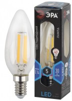 ЭРА F-LED B35-5W-840-E14 (филамент, свеча, 5Вт, нейтр, E14) Б0043449 фото