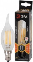 ЭРА F-LED BXS-11W-827-E14 (филамент, свеча на ветру, 11Вт, тепл, E14) Б0047001 фото