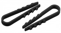 ЭРА DX-5-10-b-100 Дюбель-хомут для круглого кабеля 5-10мм черный (100шт) Б0045084 фото