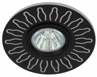 ЭРА DK LD31 BK Черный Светильник декор cо светодиодной подсветкой MR16, 220V, max 11W Б0036499 фото