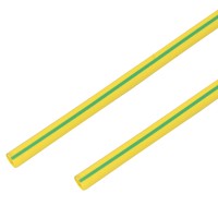 PROconnect Термоусадочная трубка 10/5,0 мм, желто-зеленая, упаковка 50 шт. по 1 м 55-1007 фото