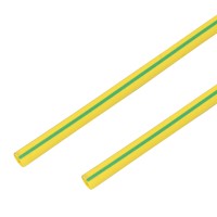 PROconnect Термоусадочная трубка 25/12,5 мм, желто-зеленая, упаковка 10 шт. по 1 м 55-2507 фото
