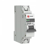 EKF PROxima ВА 47-63 Автоматический выключатель  (С) 1P 0,5А 4,5kA mcb4763-1-0.5C-pro фото