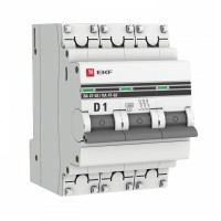 EKF PROxima ВА 47-63 Автоматический выключатель  (D) 3P 1А 4,5kA mcb4763-3-01D-pro фото