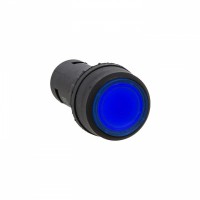 EKF PROxima Кнопка SW2C-10D с подсветкой синяя NO 24В sw2c-md-b-24 фото