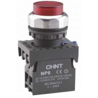 CHINT Кнопка управления NP8-10BND 1НО зеленая AC/DC24В(LED) IP65 (R) 667240 фото
