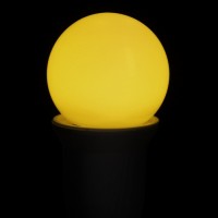 Лампа светодиодная Luazon Lighting, G45, Е27, 1.5 Вт, для белт-лайта, желтая, наб 20 шт 7871487s фото