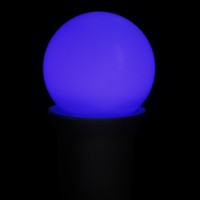 Лампа светодиодная Luazon Lighting, G45, Е27, 1.5 Вт, для белт-лайта, синяя, наб 20 шт 7871489s фото