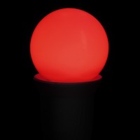 Лампа светодиодная Luazon Lighting, G45, Е27, 1.5 Вт, для белт-лайта, красная, наб 20 шт 7871490s фото