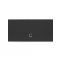 Simon 100 Черный матовый Клавиша выключателя с пиктограммой «звонок» 10000017-238 фото