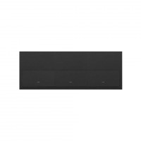 Simon 100 Черный матовый Кит 3 поста, фронт. 1 рамка «минимум» + 3 клавиши выключателей 10020301-238 фото