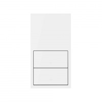 Simon 100 Белый матовый Кит 2 поста, фронт. 1 рамка вертикальная + 2 клавиши выключателей 10020213-230 фото
