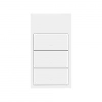 Simon 100 Белый матовый Кит 2 поста, фронт. 1 рамка вертикальная + 3 клавиши выключателей 10020215-230 фото
