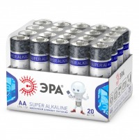 ЭРА  Батарейки LR6-20 bulk SUPER Alkaline (20/480/69120) Б0054623 фото