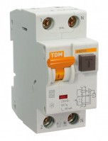 TDM АВДТ 63 2Р(1Р+N) C20 30мА 6кА тип А - Автоматический Выключатель Дифференциального тока SQ0202-0003 фото