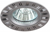 ЭРА KL33 AL/SL Светильник алюминиевый MR16,12V/220V, 50W серебро/хром C0043819 фото