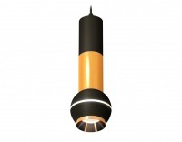 Ambrella Комплект подвесного светильника с дополнительной подсветкой XP1102030 SBK/PYG черный песок/золото желтое полированное MR16 GU5.3 LED 3W 4200K XP11020030 фото