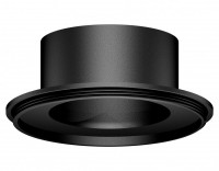 Ambrella Коннектор для соединения корпуса светильника A2106 SBK черный песок D85*H62mm Out60 D85/D60 A2106 фото