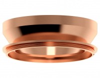 Ambrella Насадка задняя накладная для корпуса светильника D85 N8912 PPG золото розовое полированное D85*H30mm Out25mm GX53 N8912 фото