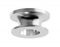 Ambrella Насадка задняя накладная для корпуса светильника с диаметром отверстия D70mm N7927 PSL серебро полированное D70*H28mm Out25mm N7927 фото