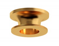 Ambrella Насадка задняя накладная для корпуса светильника с диаметром отверстия D70mm N7929 PYG золото желтое полированное D70*H28mm Out25mm N7929 фото