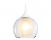 Ambrella Подвесной светильник TR3538 WH/CL/FR белый/прозрачный/белый матовый E27 max 40W D130*800 TR3538 фото