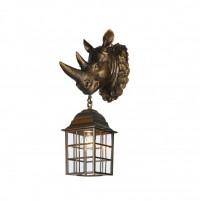 Favourite Hunt Светильник уличный металл золотисто-коричневого цвета, стекло прозрачное 1*E27*60W, IP44 2033-1W фото