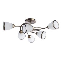 Arte Lamp Innocente Бронза/Белый Светильник потолочный 6x60W 6xE14 A6059PL-6AB фото