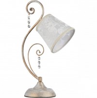 Freya Classic Lorette Белый с Золотом Настольная лампа E14 40W FR2406-TL-01-WG фото