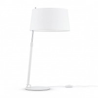Maytoni Modern Bergamo Белый и Хром Настольная лампа 1xE27 60W MOD613TL-01W фото