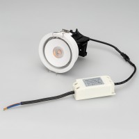 Arlight Светильник CL-SIMPLE-R78-9W Warm3000 (WH, 45 deg) (IP20 Металл, 3 года) 026868 фото