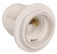 IEK Ппл27-04-К12 Патрон пластик с кольцом, Е27, белый (50 шт), стикер на изделии EPP11-04-01-K01 фото