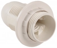 IEK Ппл14-02-К12 Патрон пластик с кольцом, Е14, белый, индивидуальный пакет, EPP21-02-02-K01 фото