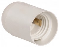IEK Ппл27-04-К02 Патрон подвесной пластик, Е27, белый (50 шт), стикер на изделии, EPP10-04-01-K01 фото