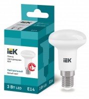 IEK Лампа светодиодная ECO R39 рефлектор 3Вт 230В 4000К E14 LLE-R39-3-230-40-E14 фото